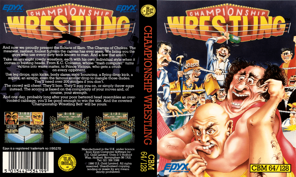 Championship Wrestling — box-texture (EU)