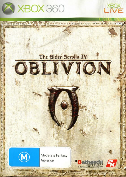 Elder Scrolls IV, The - Oblivion — box-2D (AU)