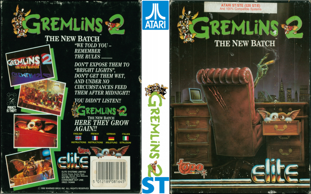 Gremlins 2 - The New Batch — box-texture (EU)