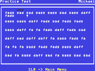 Typing Tutor IV — ss (WOR)