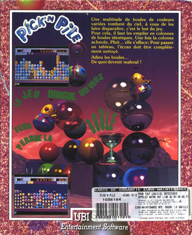 Pick'n Pile — box-2D-back (EU)