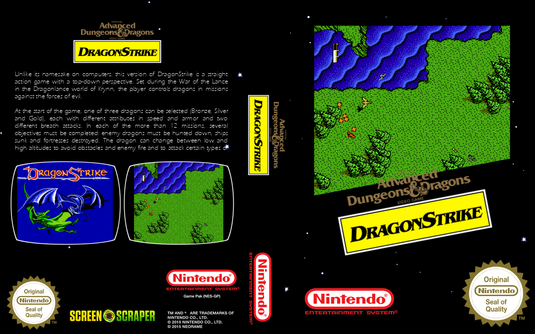 Advanced Dungeons & Dragons - DragonStrike — box-texture (SS)