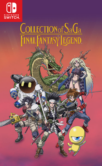 Collection of SaGa Final Fantasy Legend box art
