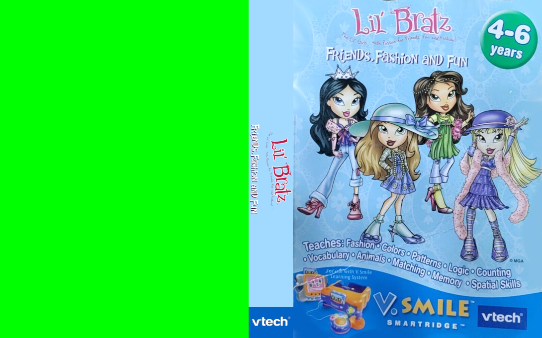 Lil' Bratz - Friends, Fashion And Fun — box-texture (US)