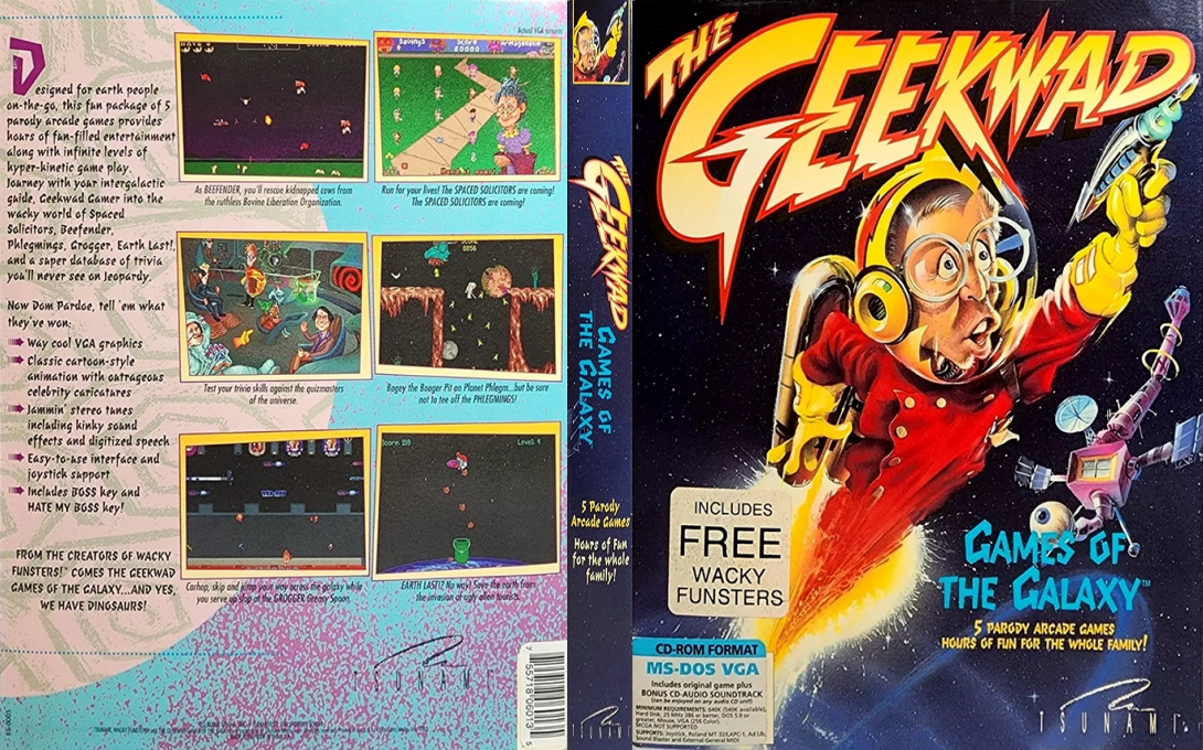 Geekwad, The - Games Of The Galaxy — box-texture (US)