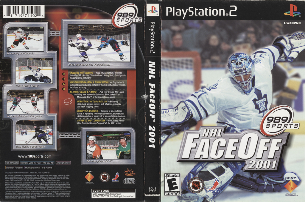Nhl Faceoff 2001 — box-texture (US)