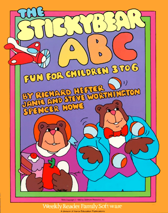 The Stickybear ABC box art