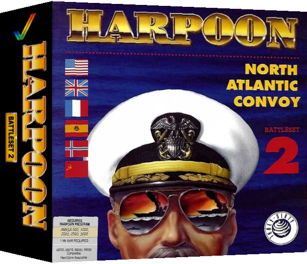 Harpoon - Battleset 2 - The North Atlantic Convoys — box-3D (CUS)
