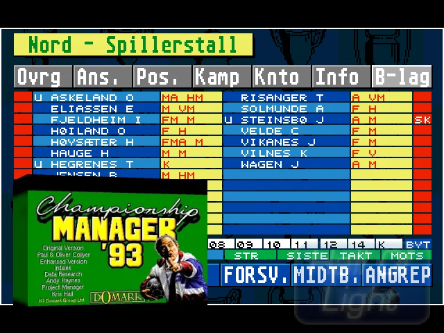 Championship Manager Norge '95 — mixrbv2 (WOR)