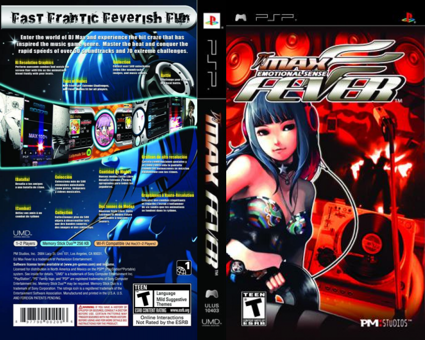 DJ Max Emotional Sense - Fever — box-texture (US)