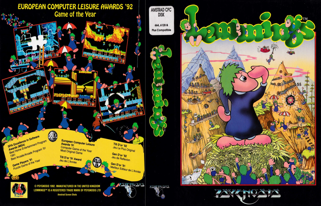 Lemmings — box-texture (EU)