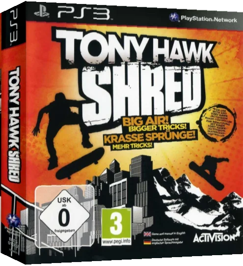 Tony Hawk - Shred — box-3D (DE)