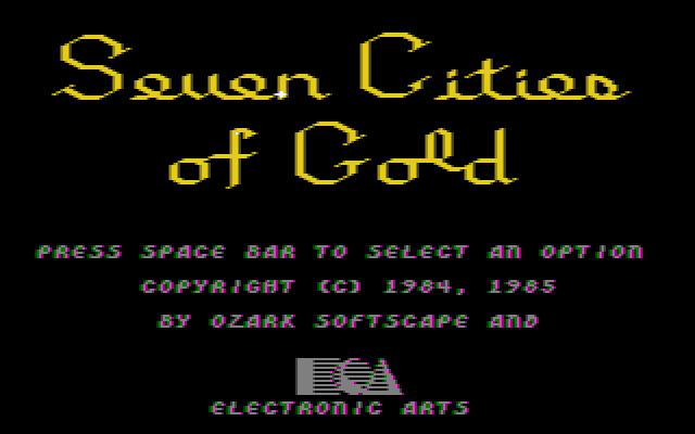 Seven Cities Of Gold, The — sstitle (US)