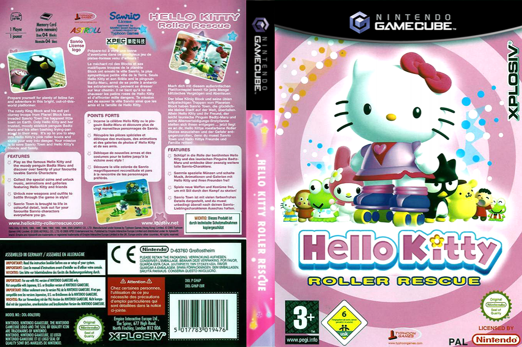 Hello Kitty - Roller Rescue — box-texture (EU)