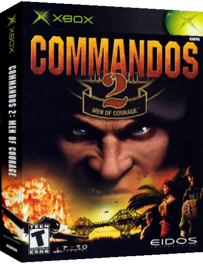 Commandos 2 - Men of Courage — box-3D (US)