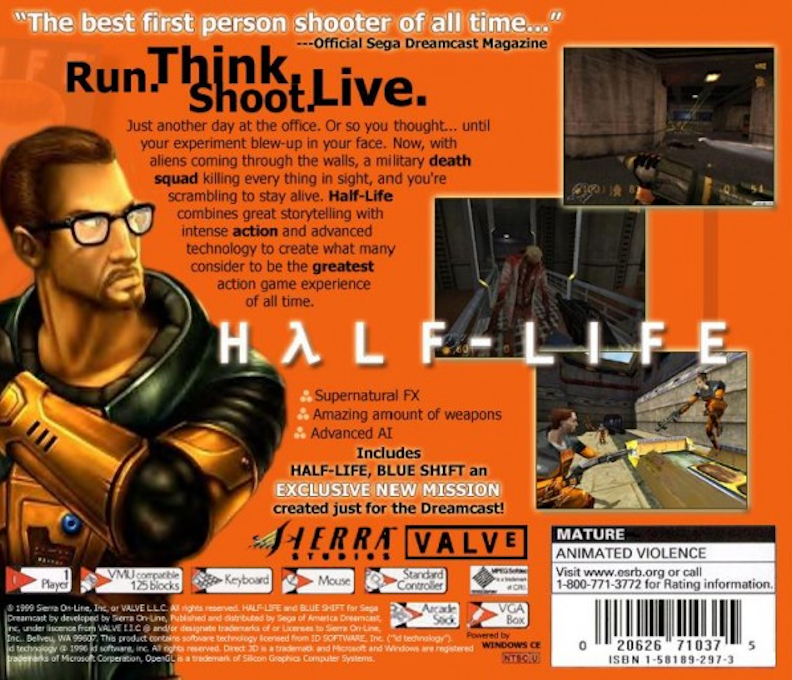 Half-life — box-2D-back (US)