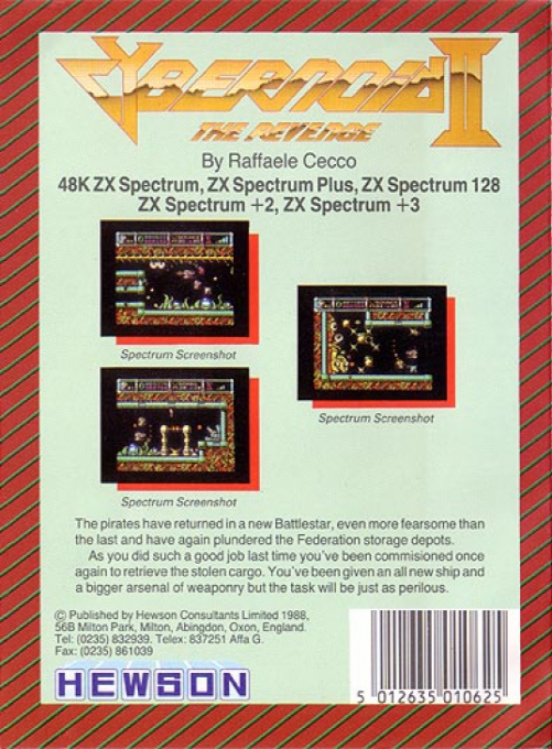 Cybernoid II - The Revenge — box-2D-back (EU)