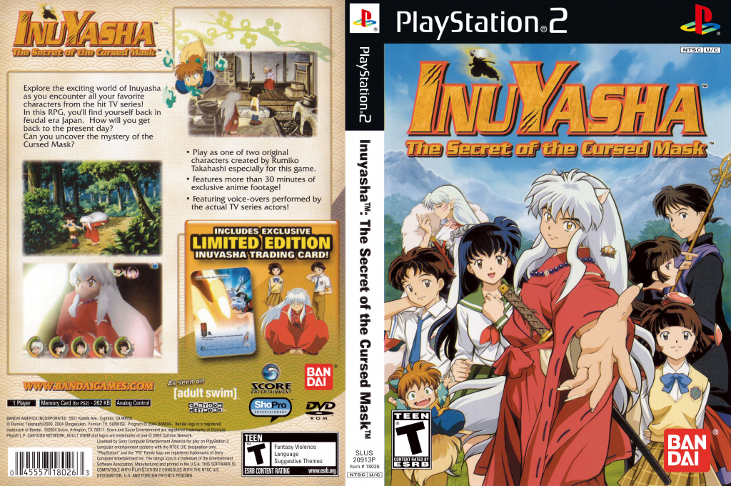 Inuyasha - Juso no Kamen — box-texture (US)