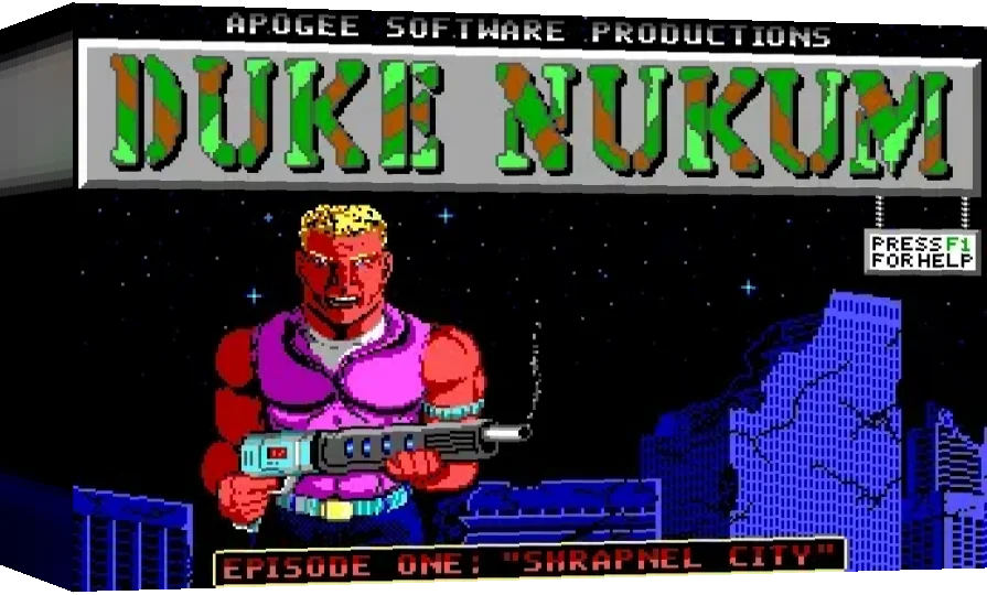 Duke Nukum : Episode 1 Shrapnel City — box-3D (WOR)