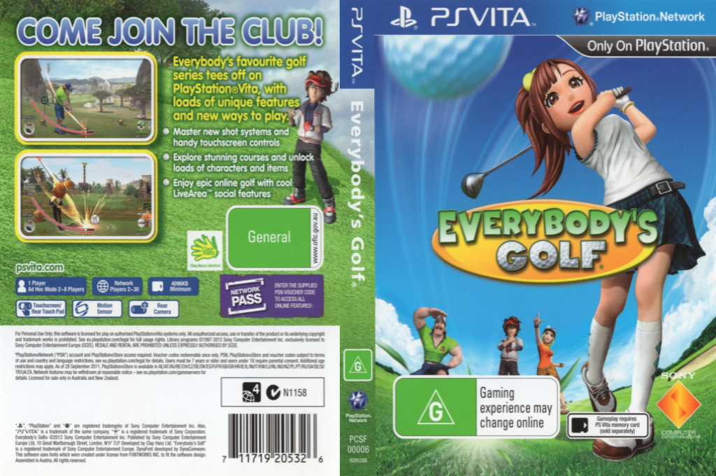 Minna no Golf 6 — box-texture (AU)
