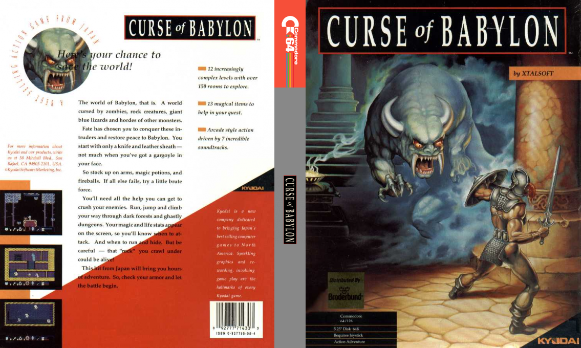 Curse of Babylon — box-texture (US)