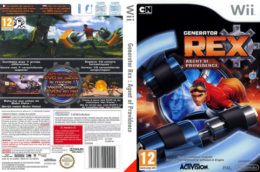Generator Rex - Agent of Providence — box-texture (FR)