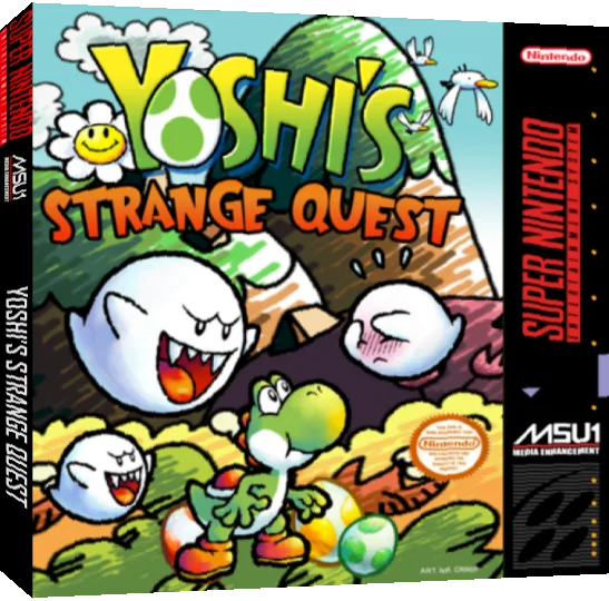 Yoshi's Strange Quest — box-3D (WOR)