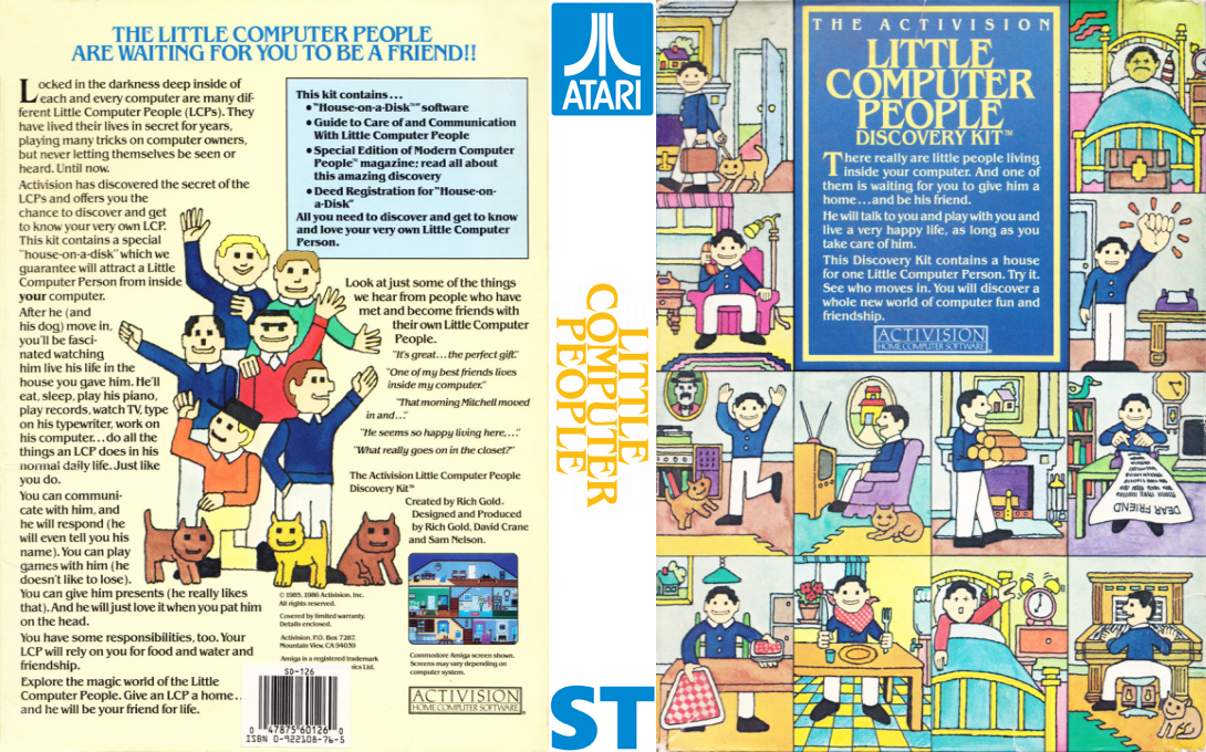 Little Computer People — box-texture (EU)