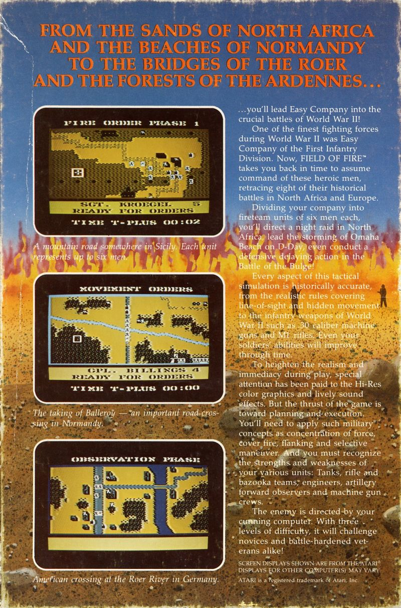 Field of Fire — box-2D-back (US)
