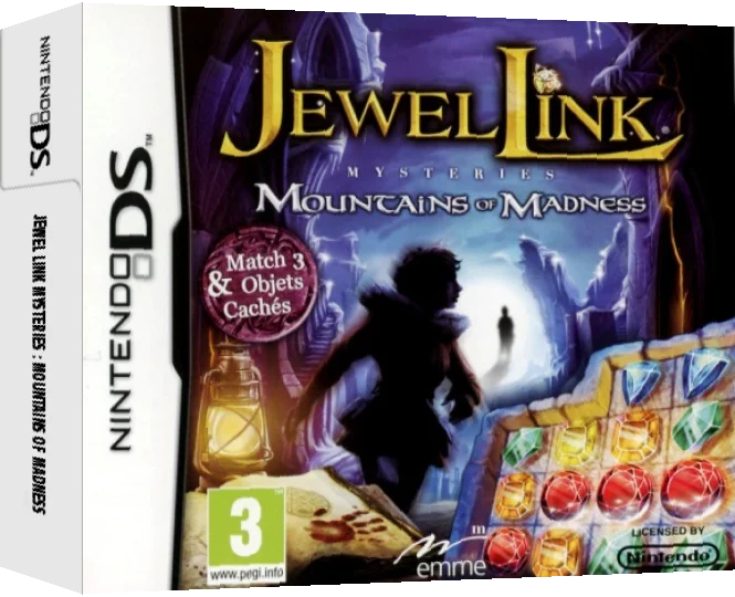 Jewel Link Mysteries - Mountains of Madness — box-3D (EU)