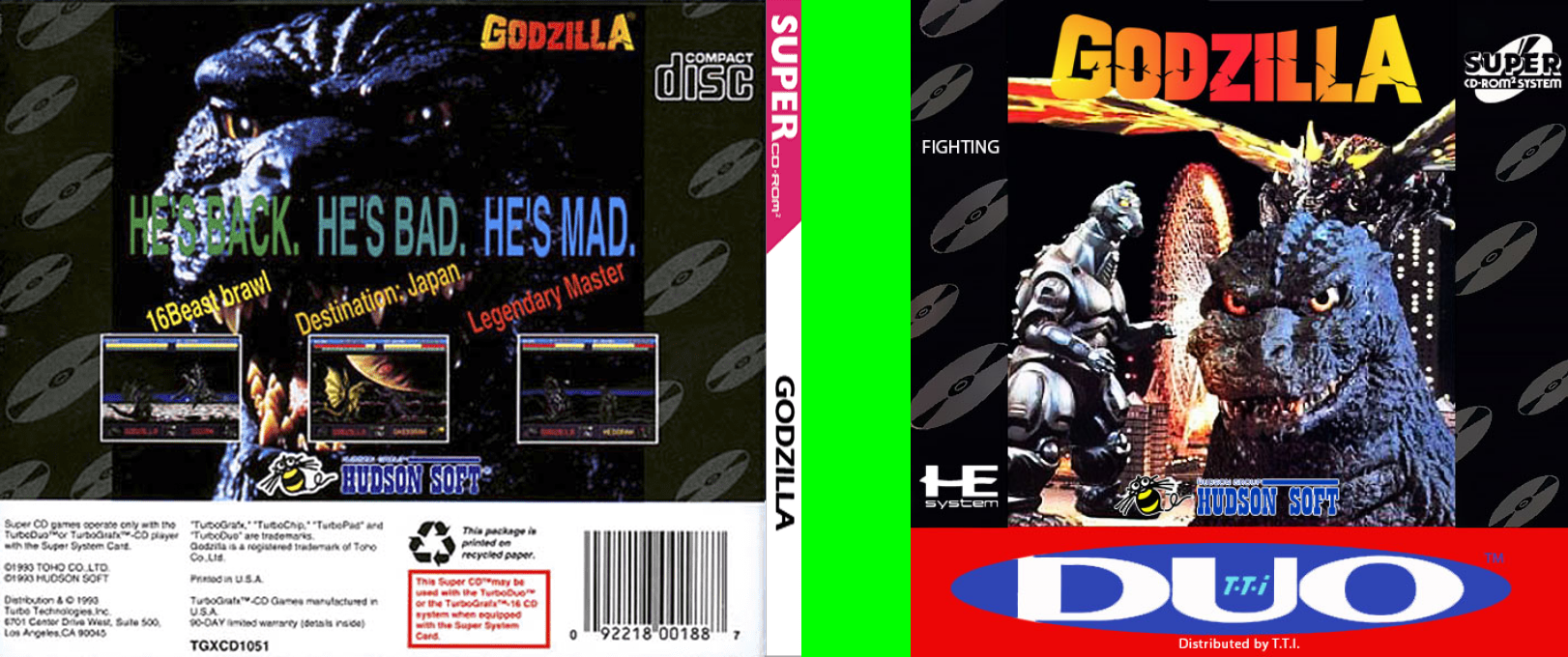 Godzilla — box-texture (US)