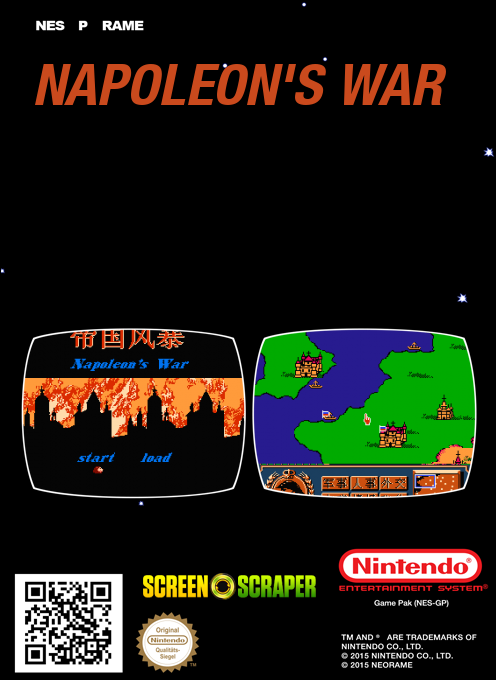 Napoleon's War — box-2D-back (SS)