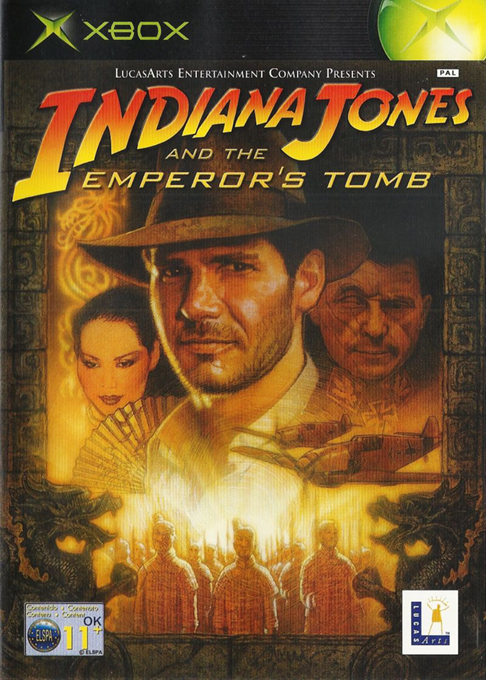 Indiana Jones and the Emperor's Tomb — box-2D (UK)