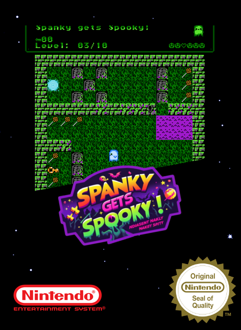 Spanky Gets Spooky! — box-2D (SS)