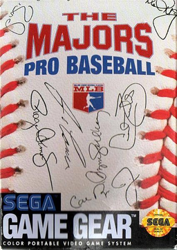 Majors - Pro Baseball, The box art