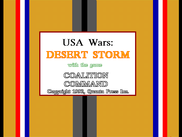 Desert Storm With Coalition Command — sstitle (WOR)