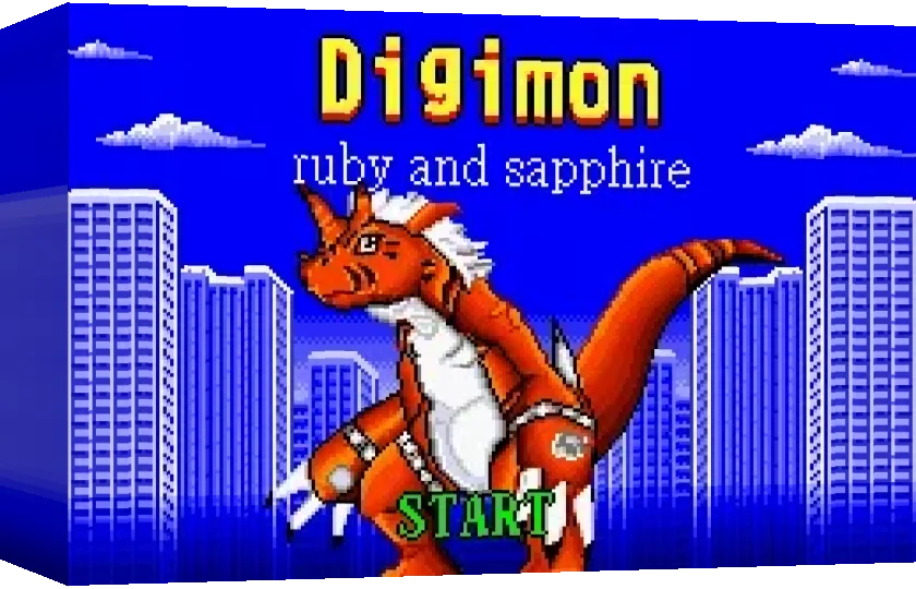 Digimon - Ruby and Sapphire — box-3D (US)