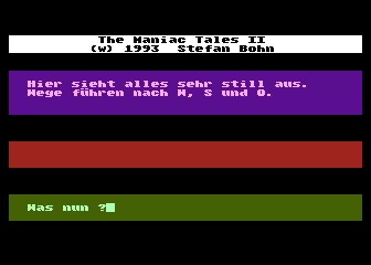 The Maniac Tales II — ss (WOR)