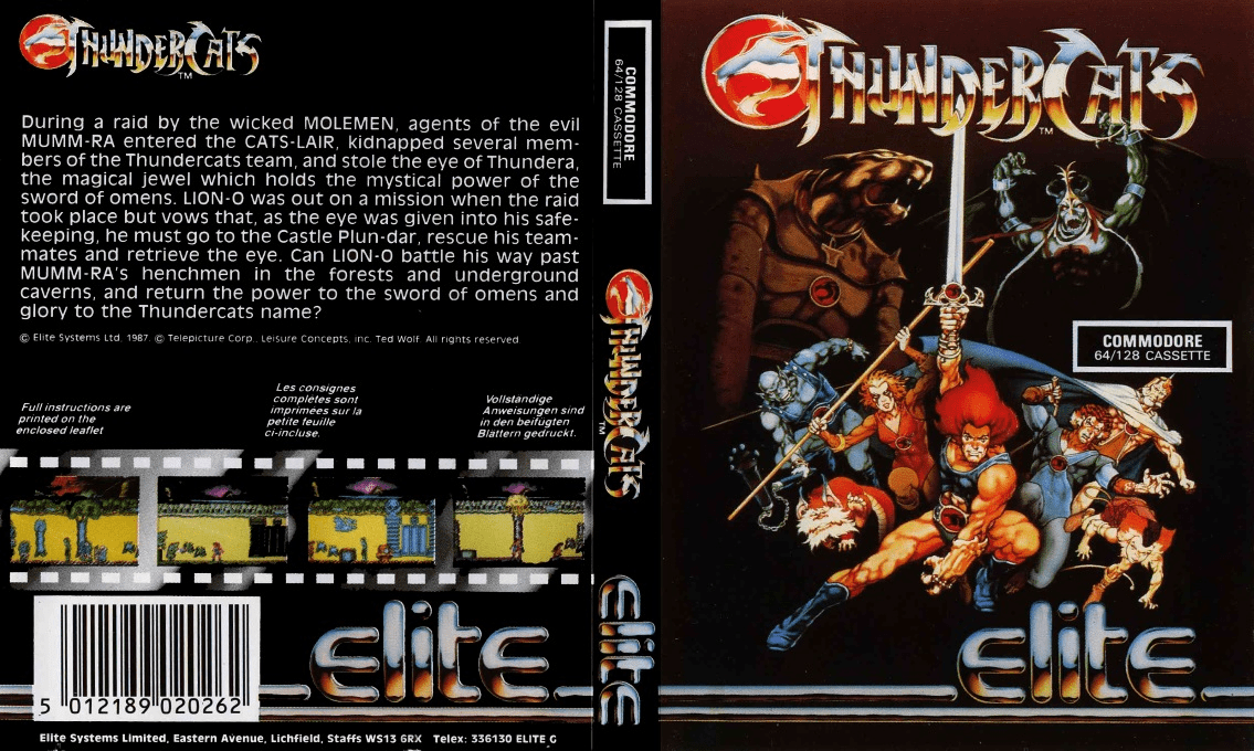 ThunderCats : The Lost Eye of Thundera — box-texture (EU)