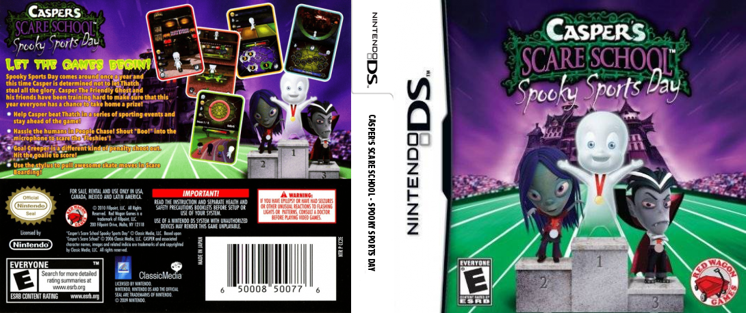 Casper's Scare School - Spooky Sports Day — box-texture (US)