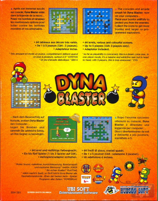 Dyna Blaster — box-2D-back (EU)
