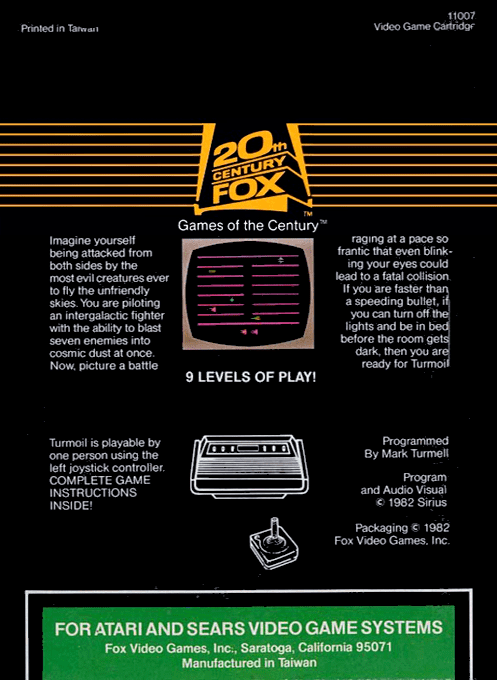 Turmoil — box-2D-back (US)