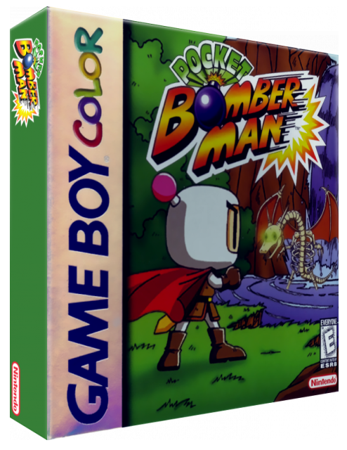 Pocket Bomberman — box-3D (US)