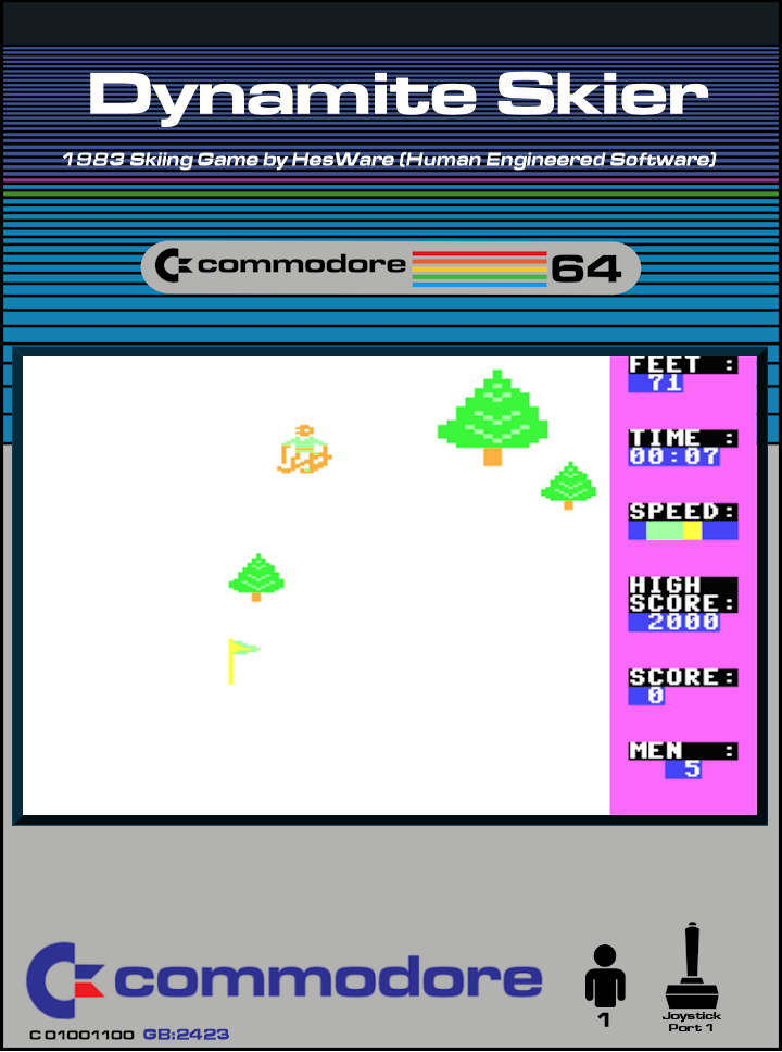 Dynamite Skier box art