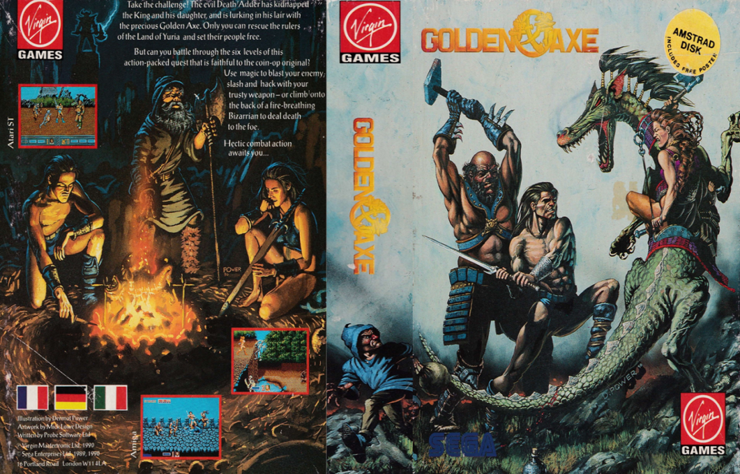Golden Axe — box-texture (EU)