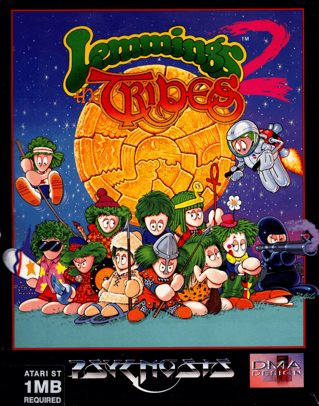 Lemmings 2 - The Tribes box art