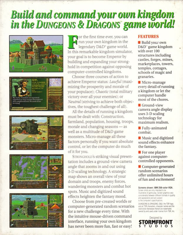 Stronghold — box-2D-back (US)