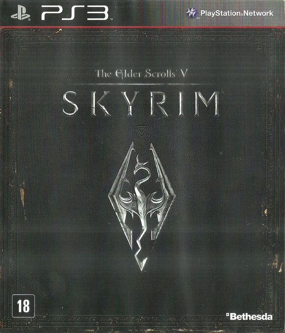 Elder Scrolls V, The - Skyrim — box-2D (BR)