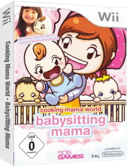Cooking Mama World - Babysitting Mama — box-3D (DE)