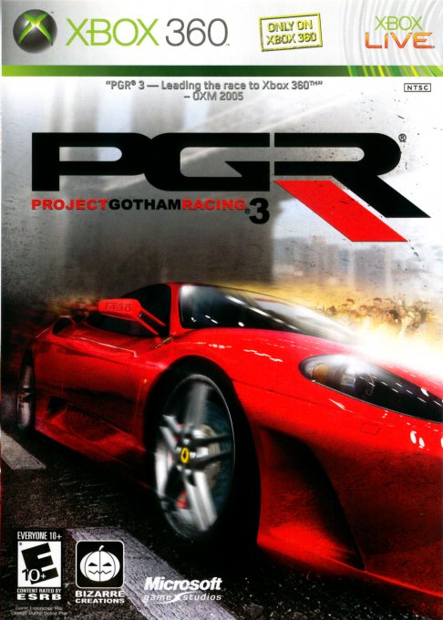 Project Gotham Racing 3 box art